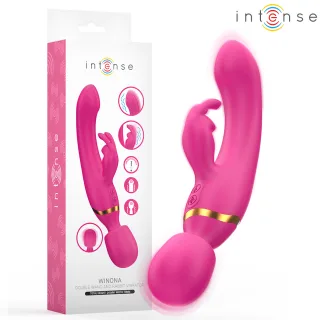 Vibrator Winona Doppelvibrator Hase & Stab 12 cm