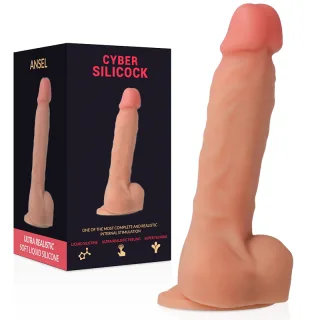Realistischer Dildo Ansel Flüssigsilikon 12 x 2,9 cm