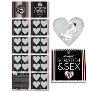 Erotik-Spiel Scratch & Sex-Spiel für Hetere Paare (Es/en/Fr/Pt/de)