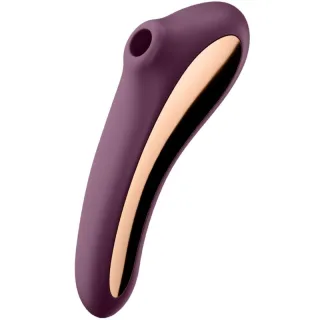 Vibrator Dual Kiss Air Pulse Weinrot