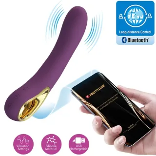 G-Punkt-Vibrator Ethan Wiederaufladbarer Lila 15 x 3,5 cm