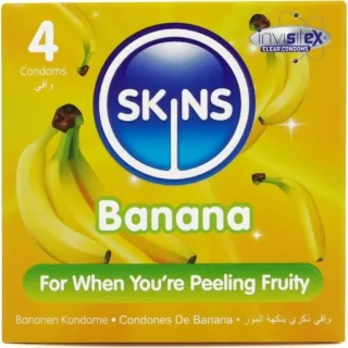 Kondom Banana Premium Kondome Packung 4