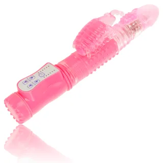 Vibrator Rotierender mit Kaninchen Aqua 12 x 3,6 cm