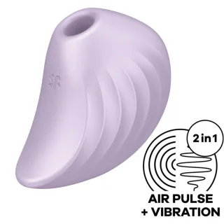 Vibrator Pearl Diver Air Pulse Stimulator & Violett