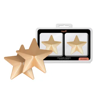 Nippelpasties Chic Desire Sterne Metall Gold