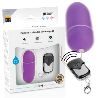 Vibrator Fernbedienung Vibrierendes Ei L Flieder 8 x 3,4 cm