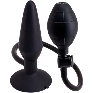 Analplug aufblasbar Schwarz M 9,8 x 1,5 cm
