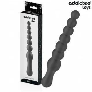 Analplug Massagestab Schwarz 24 x 3,3 cm
