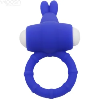 Penisring Bunny Silikon Blau (Modell 2)