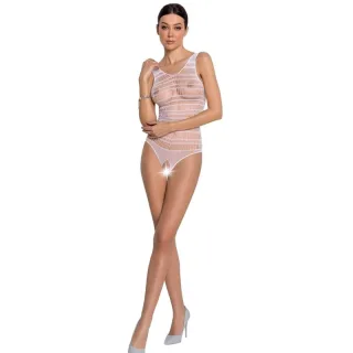 Woman Weißer Bodystocking Einheitsgröße Modell 21