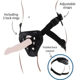 Strap-on Deluxe-Gurt Schwarz