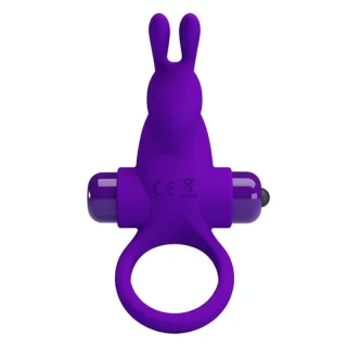 Penisring Vibratorring I Kaninchen für Lila Penis
