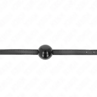 Fetisch-Toy Kleiner Simplicity Riemenball Gag Schwarz