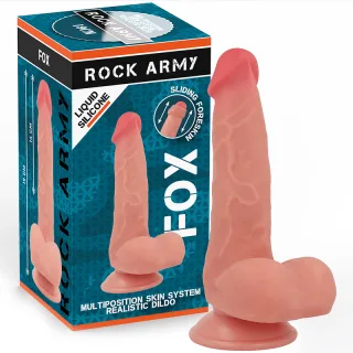 Realistischer Dildo Flüssigsilikonfuchs 19 x 3,2 cm