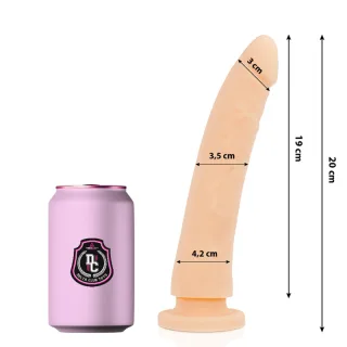 Realistischer Dildo Türkis 20 x Ø 4 cm