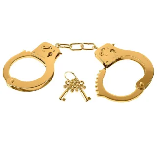 Fesselset Metal Cuffs Gold