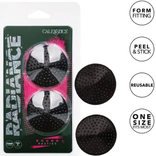 Nippelpasties Radiance Rund mit Juwelen