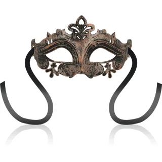 Maske Masken Kupfer im Venezianischen Stil