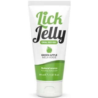 Gleitgel Lick Jelly essbar Grüner Apfel 50 ml