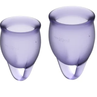 Intimpflege Feel Confident Menstrual Cup Lila 15 + 20 ml