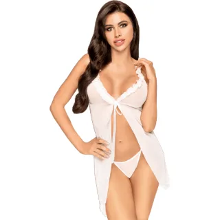 Babydoll After Sunset Weiß L/XL