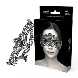 Maske Chic Desire Spitze breit Schwarz