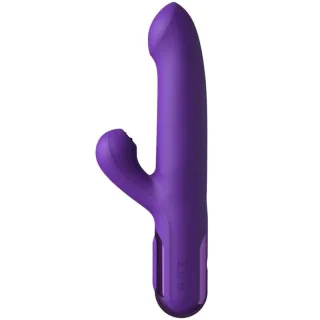 Rabbit-Vibrator Super SoniX Thruster mit Stoßfunktion Lila 22 x 3,5 cm