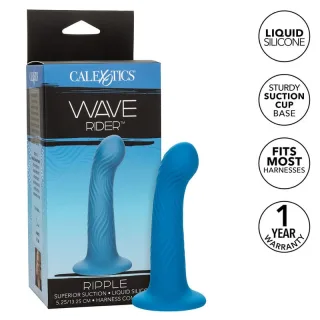 Dildo Wave Rider Ripple Blau 13,25 x 3,75 cm