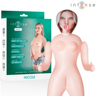 Liebespuppe Intense Nicole aufblasbar mit drei Öffnungen