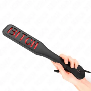 Fetisch-Toy Bitch Runde Eckenpalette Schwarz