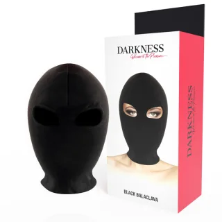 Maske Sturmhaube mit Augenöffnung Schwarz