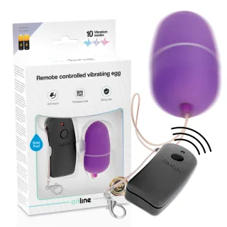 Vibrator Vibrierendes Ei mit Flieder Fernbedienung 6 x 3,4 cm