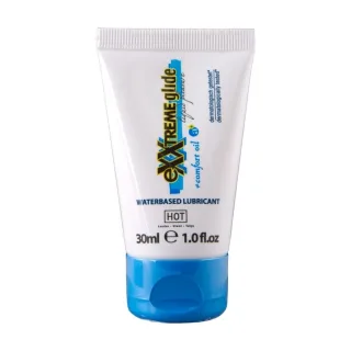 Anal-Gleitgel Hot eXXtreme Glide mit Komfortöl auf Wasserbasis 30 ml