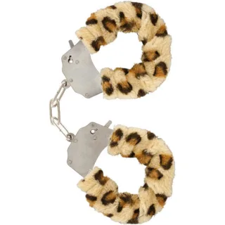 Handschellen Furry Fun Plüsch Leopard