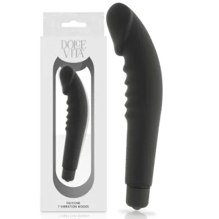 Vibrator Realistic Pleasure Silikon Schwarz Ø 3,1 cm