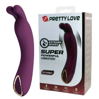 Rabbit-Vibrator Dj Rabbit Purple g-Spot Lila 2,7 x 2,7 cm