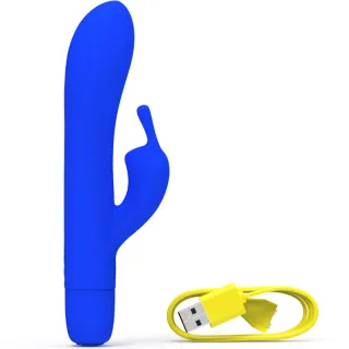 Rabbit-Vibrator Bwild Bunny Infinite wiederaufladbar Blau
