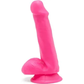 Dildo Realistischer Get Real Happy Dicks mit Hoden Rosa 12 x 3,3 cm