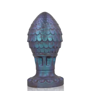 Analplug Vrakos Drachenei M Blau 10 x Ø 5,5 cm