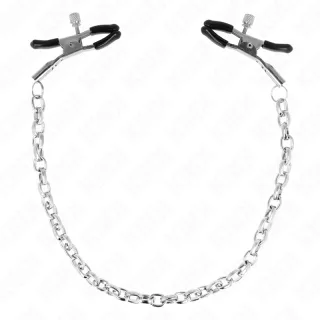 Nippelklemmen Dicke Kette Schwarz