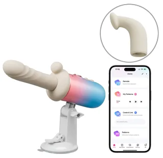 Lovense Spinel – App-gesteuerter Stoßvibrator mit Wärme, Vibration &amp; 5-teiligem ...