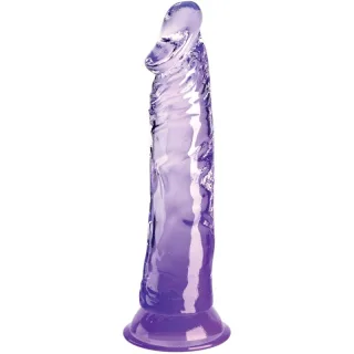 Clear Realistischer Dildo Lila 19,7 cm