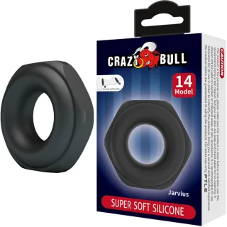 Penisring Jarvius Silikonring Schwarz 2,8 cm