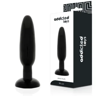 Analplug Schwarz 14 x 3,5 cm