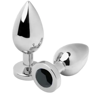 Analplug Diamant Schwarz Klein 5,71 x 2,5 cm