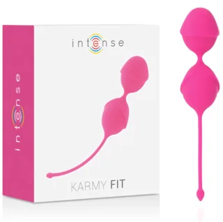 Vibrator Karmy Fit Kegel Silikon Fuchsia 4,3 x 20 cm