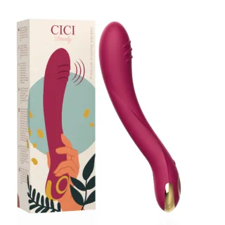 G-Punkt-Vibrator Premium Silikon Gold 16 x 3,5 cm