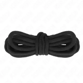 Fesselset Baumwollseil 10 Meter Schwarz