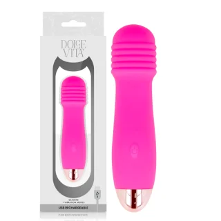 Vibrator Nr. 3 Silikon Rosa 12,2 x 2,8 cm