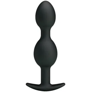 Analkette Silikon Schwarz 12,5 x 2,8 cm